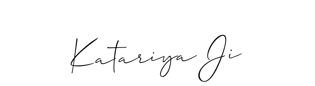 Best and Professional Signature Style for Katariya Ji. Allison_Script Best Signature Style Collection. Katariya Ji signature style 2 images and pictures png