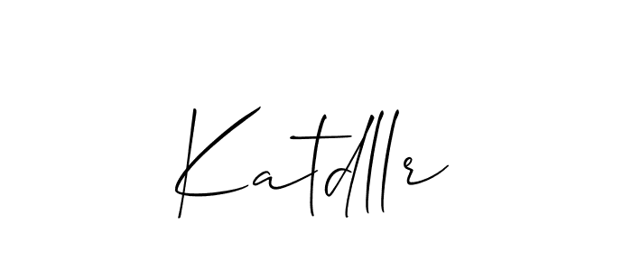 Once you've used our free online signature maker to create your best signature Allison_Script style, it's time to enjoy all of the benefits that Katdllr name signing documents. Katdllr signature style 2 images and pictures png