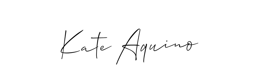 Once you've used our free online signature maker to create your best signature Allison_Script style, it's time to enjoy all of the benefits that Kate Aquino name signing documents. Kate Aquino signature style 2 images and pictures png