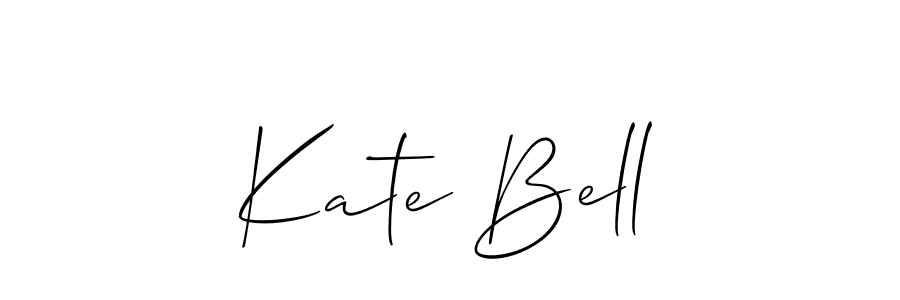 It looks lik you need a new signature style for name Kate Bell. Design unique handwritten (Allison_Script) signature with our free signature maker in just a few clicks. Kate Bell signature style 2 images and pictures png