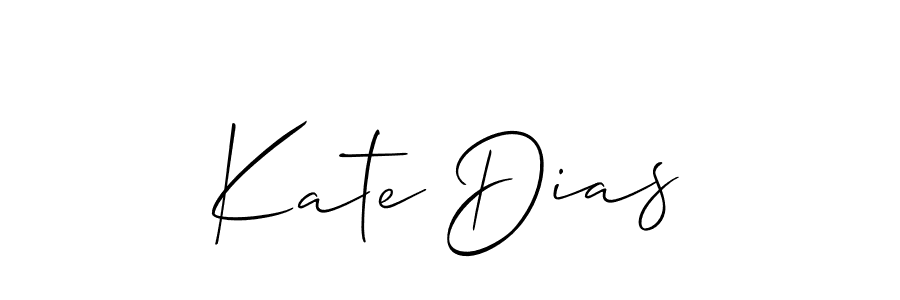 Best and Professional Signature Style for Kate Dias. Allison_Script Best Signature Style Collection. Kate Dias signature style 2 images and pictures png