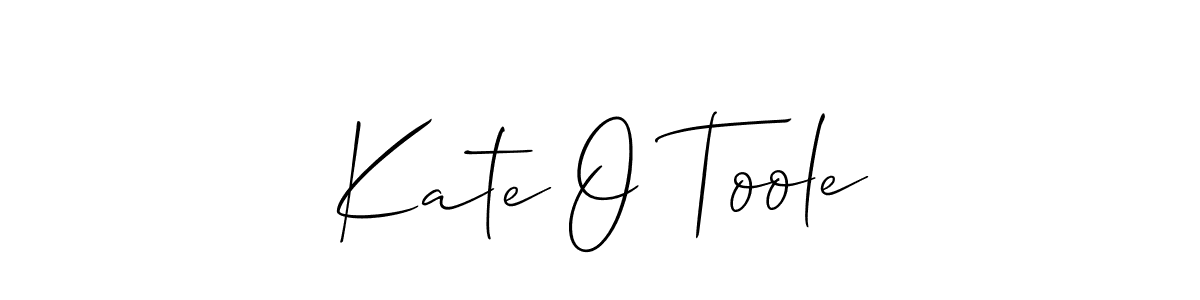 Best and Professional Signature Style for Kate O Toole. Allison_Script Best Signature Style Collection. Kate O Toole signature style 2 images and pictures png