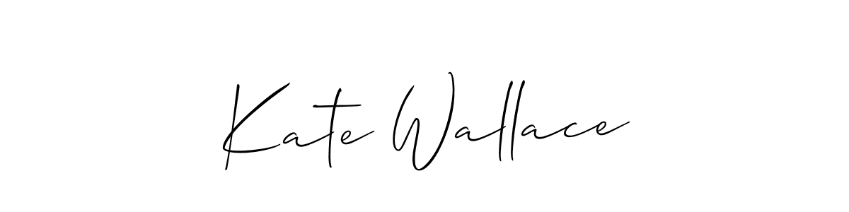 How to Draw Kate Wallace signature style? Allison_Script is a latest design signature styles for name Kate Wallace. Kate Wallace signature style 2 images and pictures png
