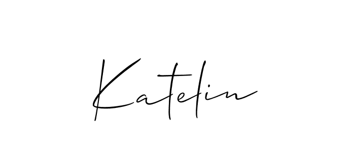 if you are searching for the best signature style for your name Katelin. so please give up your signature search. here we have designed multiple signature styles  using Allison_Script. Katelin signature style 2 images and pictures png