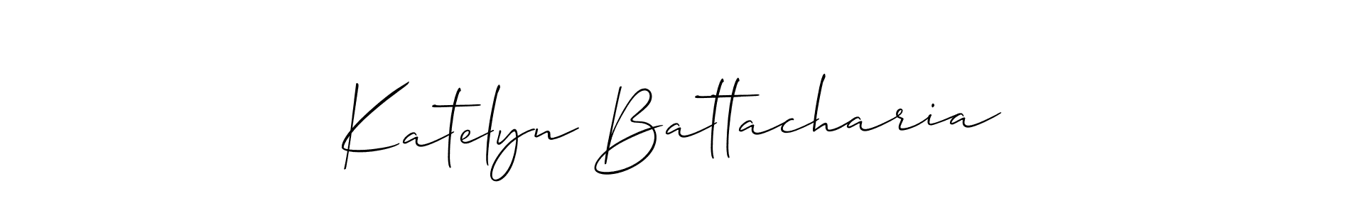 Also we have Katelyn Battacharia name is the best signature style. Create professional handwritten signature collection using Allison_Script autograph style. Katelyn Battacharia signature style 2 images and pictures png