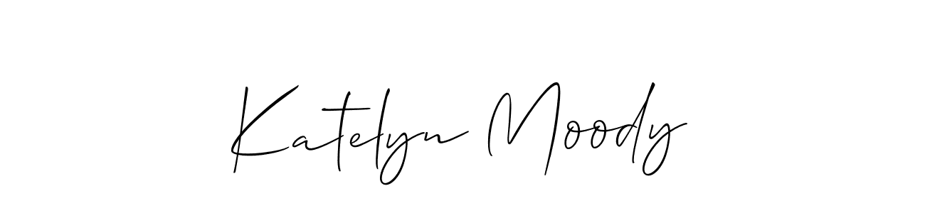 How to Draw Katelyn Moody signature style? Allison_Script is a latest design signature styles for name Katelyn Moody. Katelyn Moody signature style 2 images and pictures png