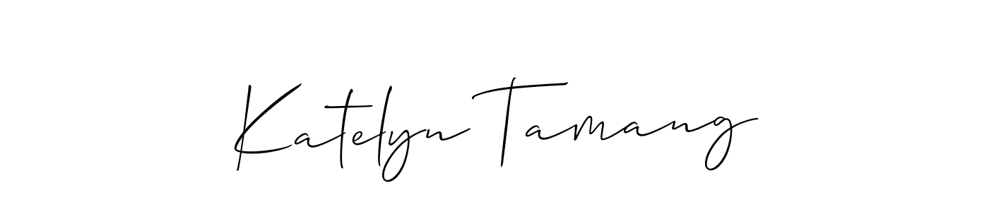 Check out images of Autograph of Katelyn Tamang name. Actor Katelyn Tamang Signature Style. Allison_Script is a professional sign style online. Katelyn Tamang signature style 2 images and pictures png