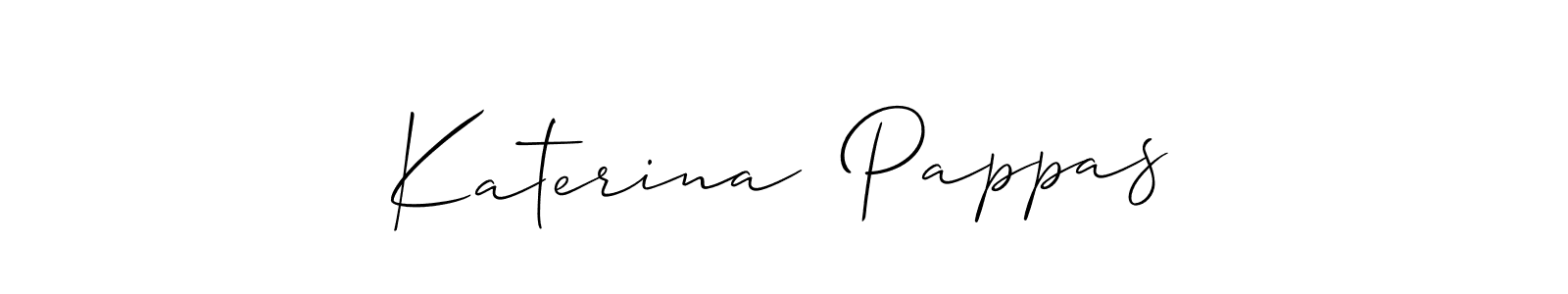 Allison_Script is a professional signature style that is perfect for those who want to add a touch of class to their signature. It is also a great choice for those who want to make their signature more unique. Get Katerina  Pappas name to fancy signature for free. Katerina  Pappas signature style 2 images and pictures png