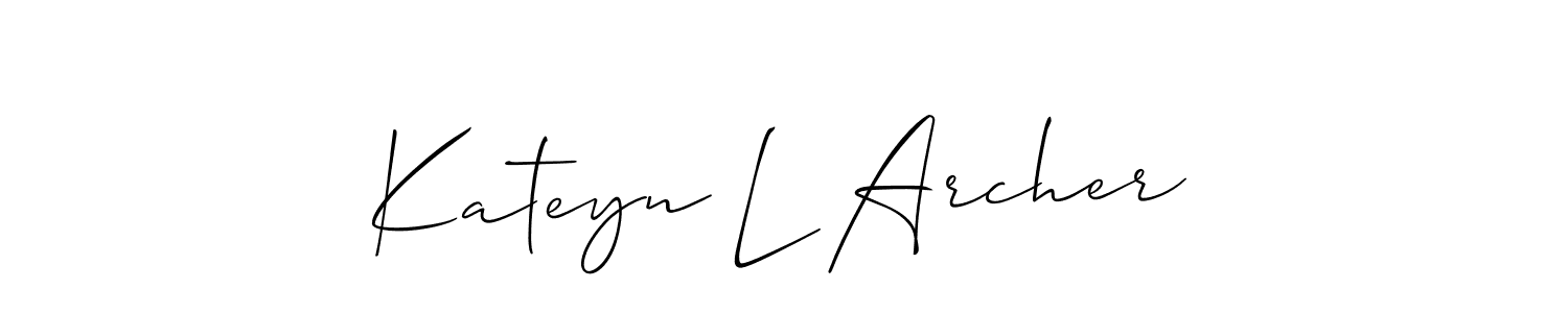 Here are the top 10 professional signature styles for the name Kateyn L Archer. These are the best autograph styles you can use for your name. Kateyn L Archer signature style 2 images and pictures png