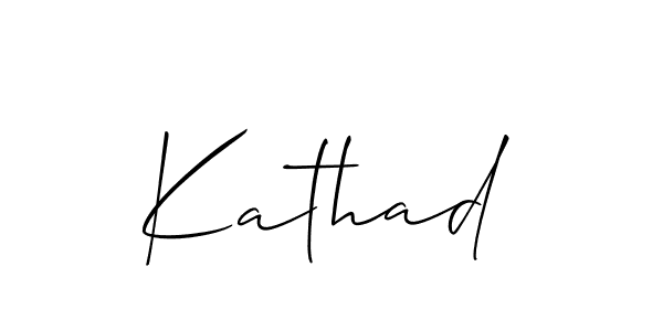 You can use this online signature creator to create a handwritten signature for the name Kathad. This is the best online autograph maker. Kathad signature style 2 images and pictures png