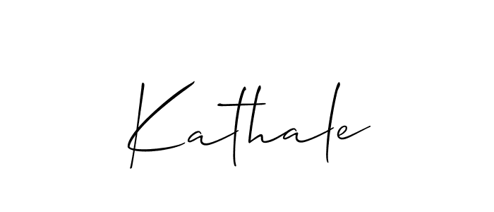 It looks lik you need a new signature style for name Kathale. Design unique handwritten (Allison_Script) signature with our free signature maker in just a few clicks. Kathale signature style 2 images and pictures png