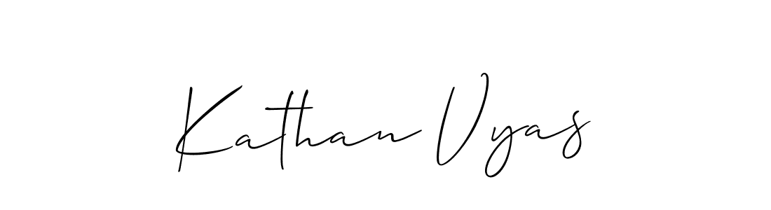 Once you've used our free online signature maker to create your best signature Allison_Script style, it's time to enjoy all of the benefits that Kathan Vyas name signing documents. Kathan Vyas signature style 2 images and pictures png