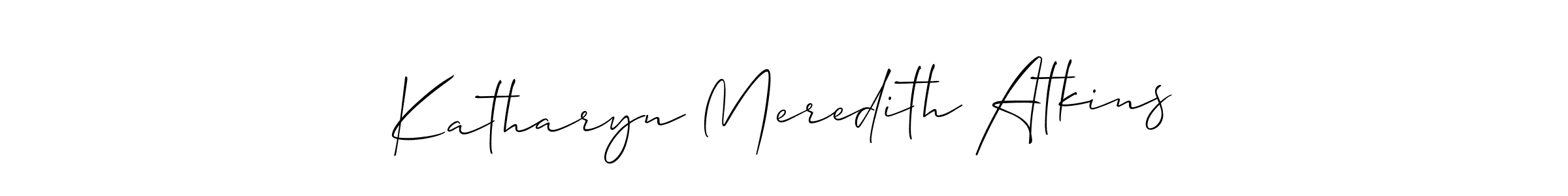 Make a beautiful signature design for name Katharyn Meredith Atkins. Use this online signature maker to create a handwritten signature for free. Katharyn Meredith Atkins signature style 2 images and pictures png