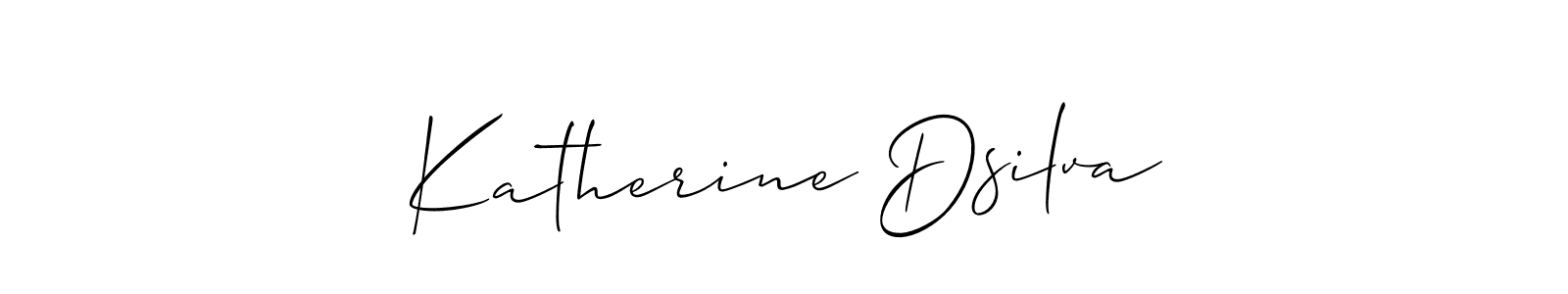 Similarly Allison_Script is the best handwritten signature design. Signature creator online .You can use it as an online autograph creator for name Katherine Dsilva. Katherine Dsilva signature style 2 images and pictures png