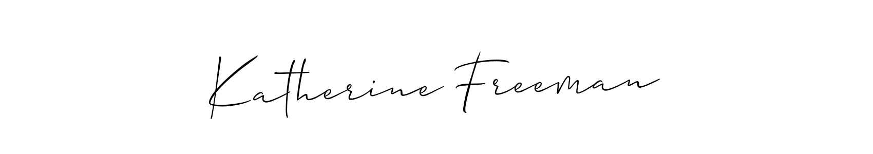 Also You can easily find your signature by using the search form. We will create Katherine Freeman name handwritten signature images for you free of cost using Allison_Script sign style. Katherine Freeman signature style 2 images and pictures png