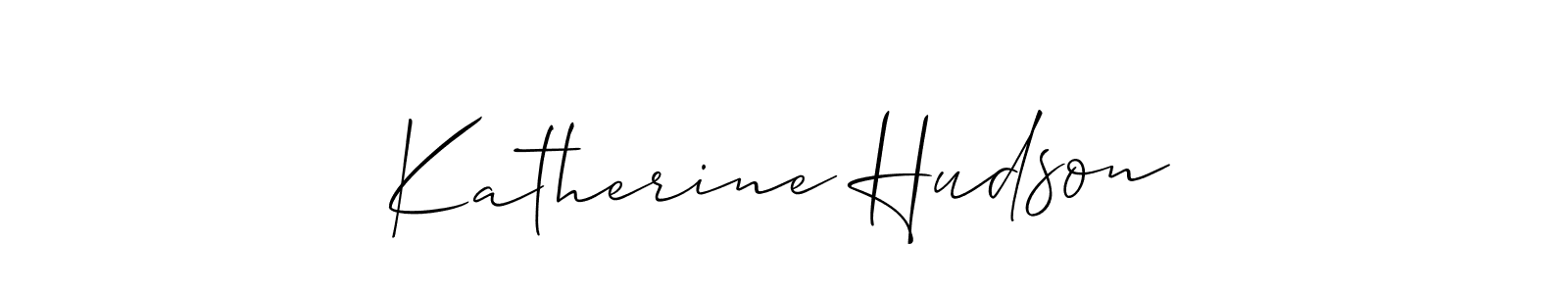 Create a beautiful signature design for name Katherine Hudson. With this signature (Allison_Script) fonts, you can make a handwritten signature for free. Katherine Hudson signature style 2 images and pictures png