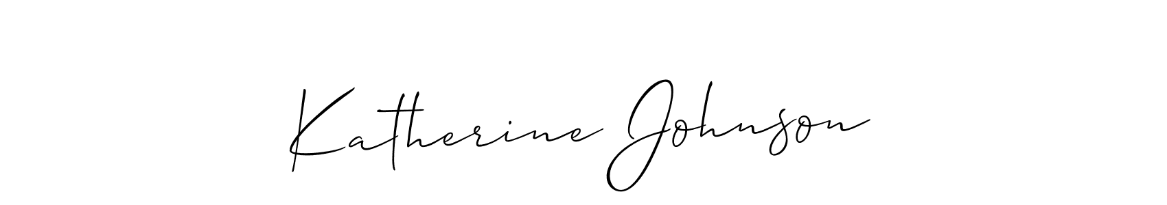 if you are searching for the best signature style for your name Katherine Johnson. so please give up your signature search. here we have designed multiple signature styles  using Allison_Script. Katherine Johnson signature style 2 images and pictures png