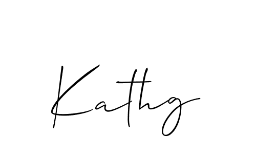 Best and Professional Signature Style for Kathg. Allison_Script Best Signature Style Collection. Kathg signature style 2 images and pictures png