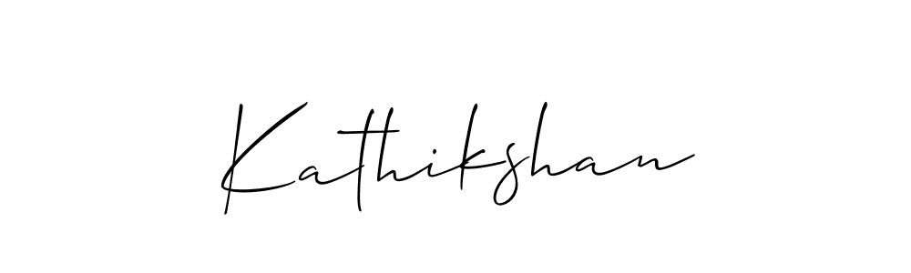 Best and Professional Signature Style for Kathikshan. Allison_Script Best Signature Style Collection. Kathikshan signature style 2 images and pictures png