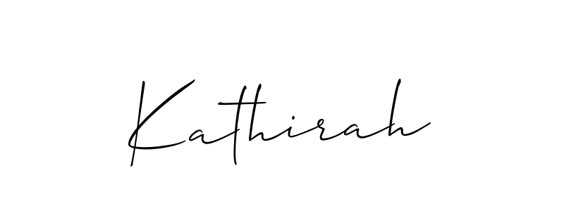 How to Draw Kathirah signature style? Allison_Script is a latest design signature styles for name Kathirah. Kathirah signature style 2 images and pictures png