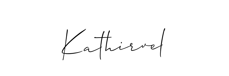 if you are searching for the best signature style for your name Kathirvel. so please give up your signature search. here we have designed multiple signature styles  using Allison_Script. Kathirvel signature style 2 images and pictures png