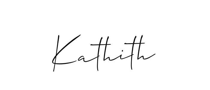 Kathith stylish signature style. Best Handwritten Sign (Allison_Script) for my name. Handwritten Signature Collection Ideas for my name Kathith. Kathith signature style 2 images and pictures png