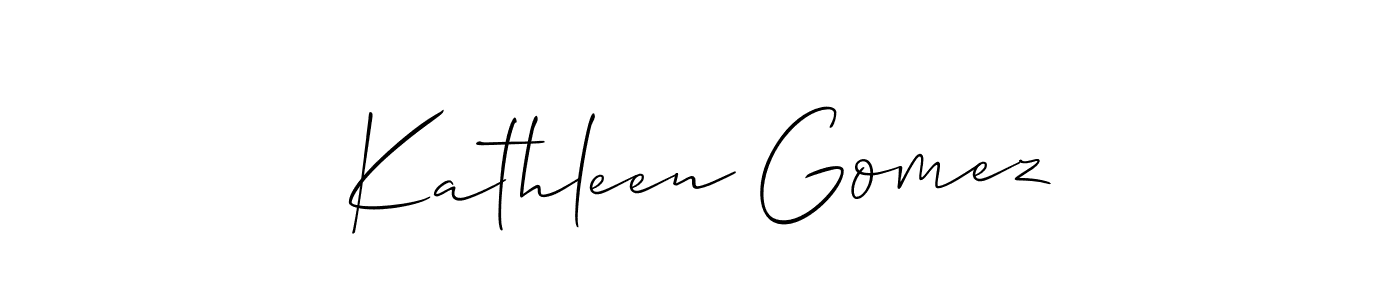 Once you've used our free online signature maker to create your best signature Allison_Script style, it's time to enjoy all of the benefits that Kathleen Gomez name signing documents. Kathleen Gomez signature style 2 images and pictures png