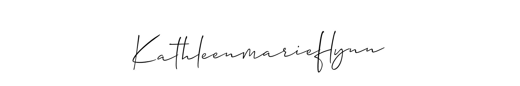 Use a signature maker to create a handwritten signature online. With this signature software, you can design (Allison_Script) your own signature for name Kathleenmarieflynn. Kathleenmarieflynn signature style 2 images and pictures png