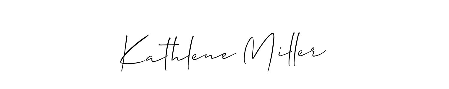 The best way (Allison_Script) to make a short signature is to pick only two or three words in your name. The name Kathlene Miller include a total of six letters. For converting this name. Kathlene Miller signature style 2 images and pictures png