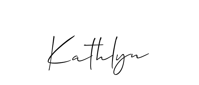 if you are searching for the best signature style for your name Kathlyn. so please give up your signature search. here we have designed multiple signature styles  using Allison_Script. Kathlyn signature style 2 images and pictures png