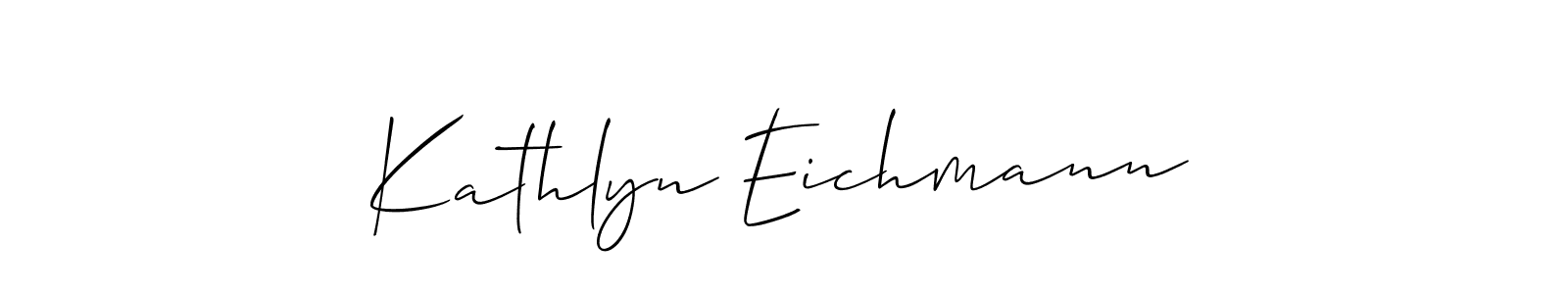 Similarly Allison_Script is the best handwritten signature design. Signature creator online .You can use it as an online autograph creator for name Kathlyn Eichmann. Kathlyn Eichmann signature style 2 images and pictures png