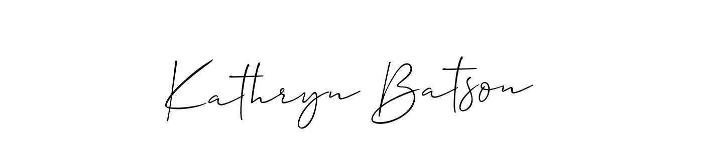 This is the best signature style for the Kathryn Batson name. Also you like these signature font (Allison_Script). Mix name signature. Kathryn Batson signature style 2 images and pictures png