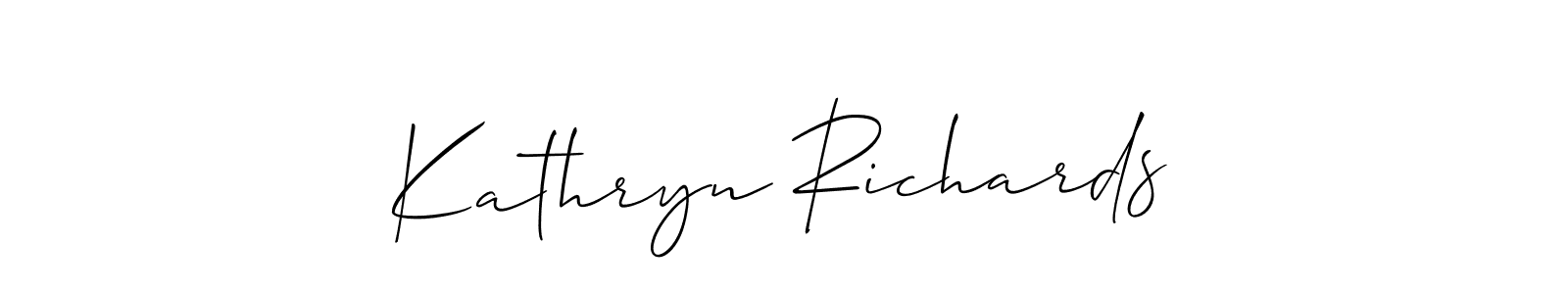 Similarly Allison_Script is the best handwritten signature design. Signature creator online .You can use it as an online autograph creator for name Kathryn Richards. Kathryn Richards signature style 2 images and pictures png