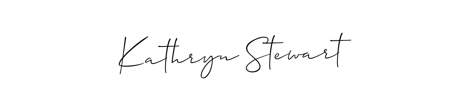 Allison_Script is a professional signature style that is perfect for those who want to add a touch of class to their signature. It is also a great choice for those who want to make their signature more unique. Get Kathryn Stewart name to fancy signature for free. Kathryn Stewart signature style 2 images and pictures png