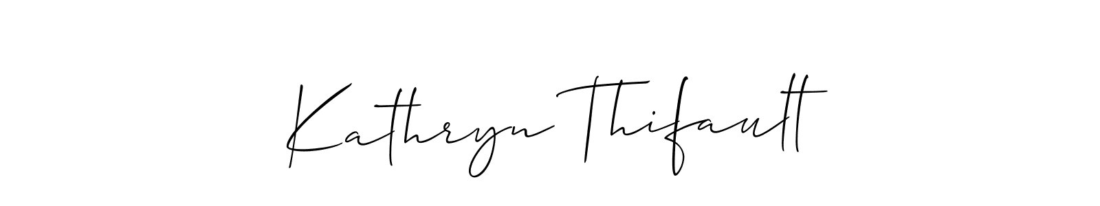 Similarly Allison_Script is the best handwritten signature design. Signature creator online .You can use it as an online autograph creator for name Kathryn Thifault. Kathryn Thifault signature style 2 images and pictures png