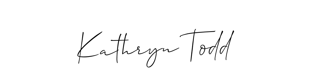How to Draw Kathryn Todd signature style? Allison_Script is a latest design signature styles for name Kathryn Todd. Kathryn Todd signature style 2 images and pictures png