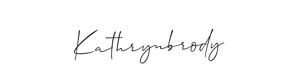Also we have Kathrynbrody name is the best signature style. Create professional handwritten signature collection using Allison_Script autograph style. Kathrynbrody signature style 2 images and pictures png