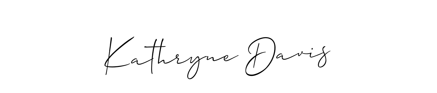 Similarly Allison_Script is the best handwritten signature design. Signature creator online .You can use it as an online autograph creator for name Kathryne Davis. Kathryne Davis signature style 2 images and pictures png
