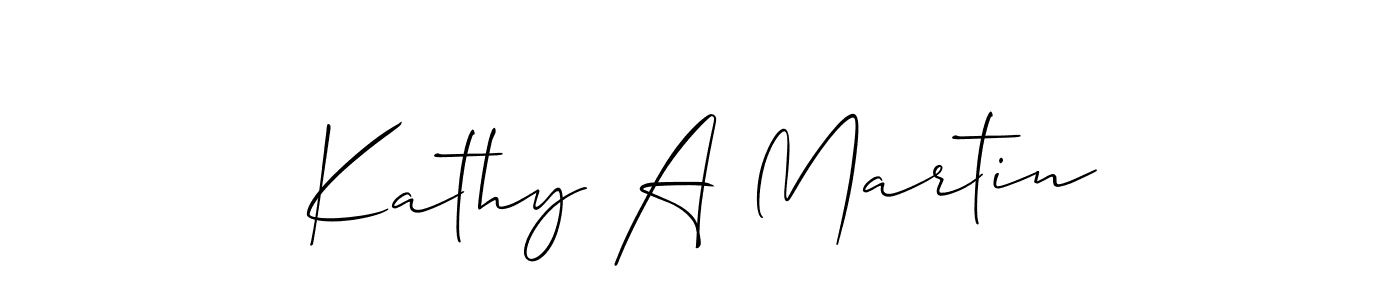 This is the best signature style for the Kathy A Martin name. Also you like these signature font (Allison_Script). Mix name signature. Kathy A Martin signature style 2 images and pictures png
