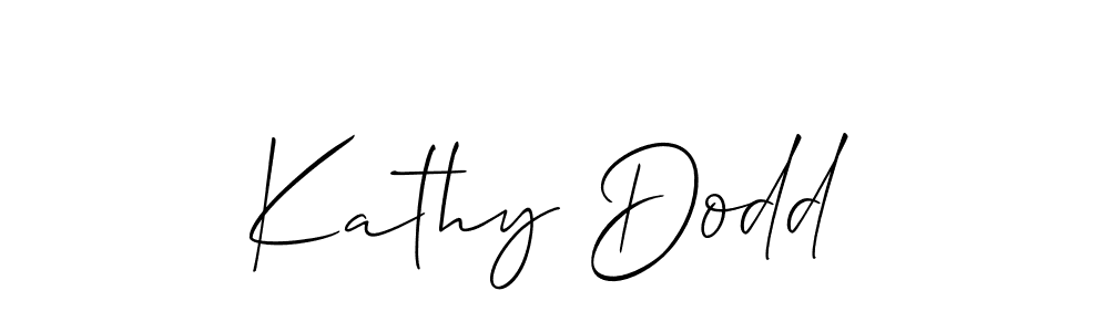 How to make Kathy Dodd signature? Allison_Script is a professional autograph style. Create handwritten signature for Kathy Dodd name. Kathy Dodd signature style 2 images and pictures png