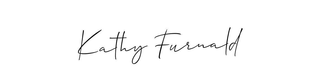 Use a signature maker to create a handwritten signature online. With this signature software, you can design (Allison_Script) your own signature for name Kathy Furnald. Kathy Furnald signature style 2 images and pictures png