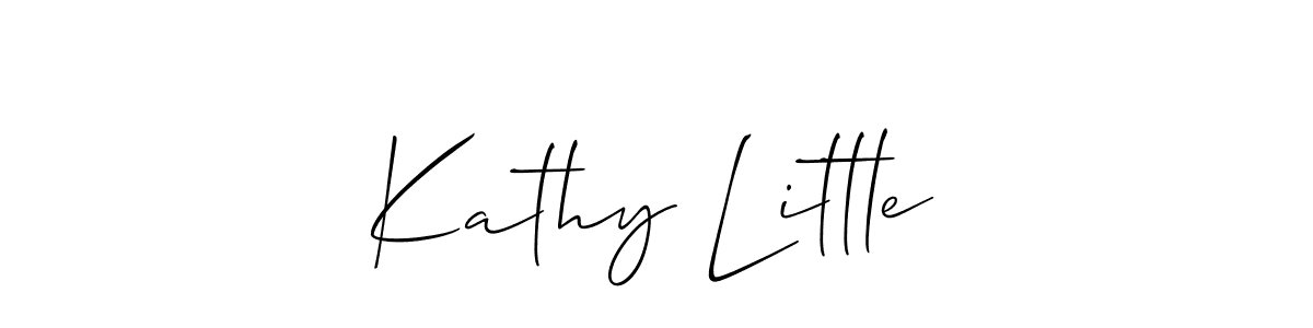 This is the best signature style for the Kathy Little name. Also you like these signature font (Allison_Script). Mix name signature. Kathy Little signature style 2 images and pictures png