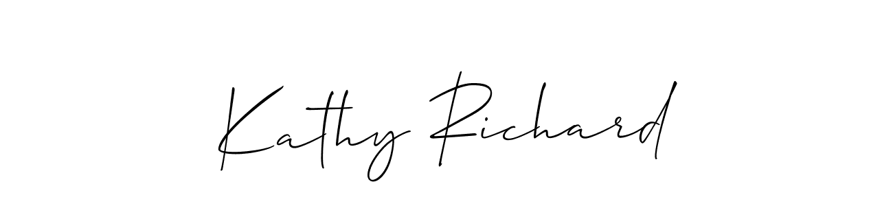 See photos of Kathy Richard official signature by Spectra . Check more albums & portfolios. Read reviews & check more about Allison_Script font. Kathy Richard signature style 2 images and pictures png