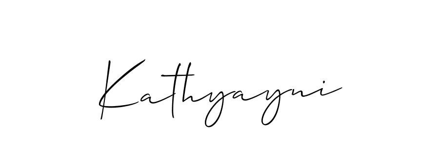 You should practise on your own different ways (Allison_Script) to write your name (Kathyayni) in signature. don't let someone else do it for you. Kathyayni signature style 2 images and pictures png