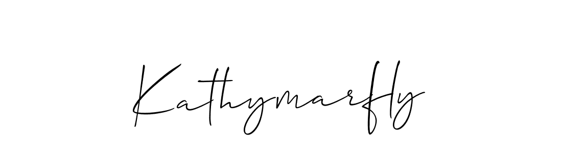 if you are searching for the best signature style for your name Kathymarfly. so please give up your signature search. here we have designed multiple signature styles  using Allison_Script. Kathymarfly signature style 2 images and pictures png