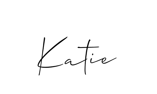 It looks lik you need a new signature style for name Katie. Design unique handwritten (Allison_Script) signature with our free signature maker in just a few clicks. Katie signature style 2 images and pictures png