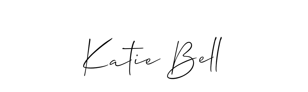 Design your own signature with our free online signature maker. With this signature software, you can create a handwritten (Allison_Script) signature for name Katie Bell. Katie Bell signature style 2 images and pictures png