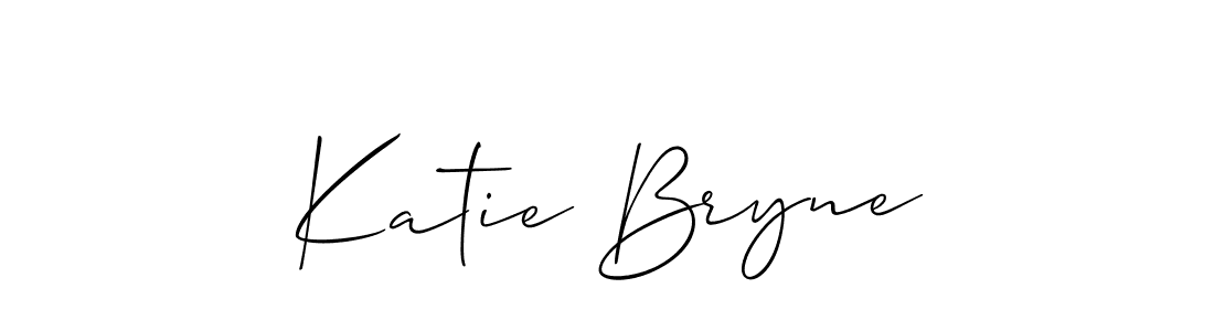 Allison_Script is a professional signature style that is perfect for those who want to add a touch of class to their signature. It is also a great choice for those who want to make their signature more unique. Get Katie Bryne name to fancy signature for free. Katie Bryne signature style 2 images and pictures png