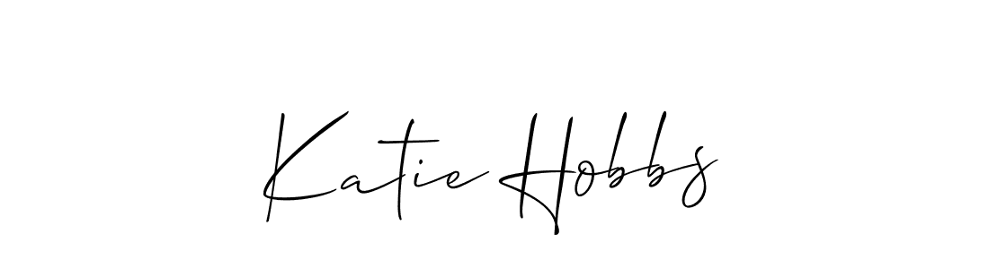 Similarly Allison_Script is the best handwritten signature design. Signature creator online .You can use it as an online autograph creator for name Katie Hobbs. Katie Hobbs signature style 2 images and pictures png