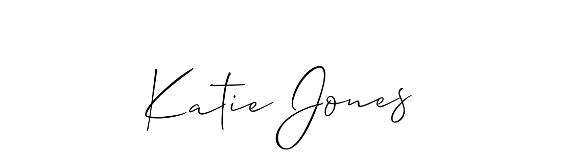 if you are searching for the best signature style for your name Katie Jones. so please give up your signature search. here we have designed multiple signature styles  using Allison_Script. Katie Jones signature style 2 images and pictures png